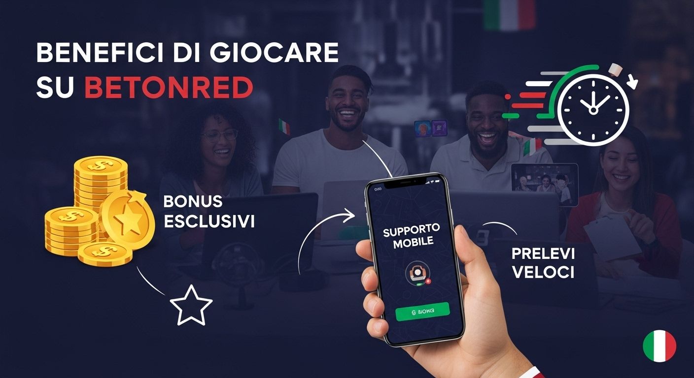 Vantaggi di giocare qui betonred casinò
