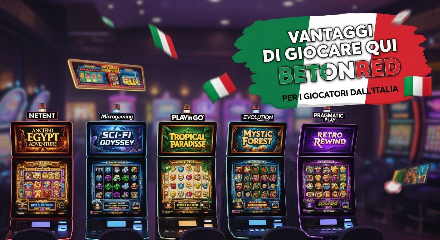 Fornitori di giochi e software bet on red casino